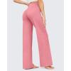 imageG4Free Wide Leg Pants for Women Yoga Pants High Waist Sweatpants with Pockets Stretch Lounge Pants Comfy WorkoutPink
