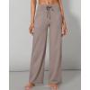 imageG4Free Wide Leg Pants for Women Yoga Pants High Waist Sweatpants with Pockets Stretch Lounge Pants Comfy WorkoutTaupe
