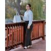 imageG4Free Wide Leg Pants for Women Yoga Pants with Pockets Stretchy Casual Lounge Pants Loose PetiteRegularTallBlack