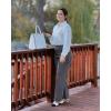 imageG4Free Wide Leg Pants for Women Yoga Pants with Pockets Stretchy Casual Lounge Pants Loose PetiteRegularTallDark Grey