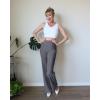 imageG4Free Wide Leg Pants for Women Yoga Pants with Pockets Stretchy Casual Lounge Pants Loose PetiteRegularTallDark Grey