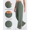 imageG4Free Wide Leg Pants for Women Yoga Pants with Pockets Stretchy Casual Lounge Pants Loose PetiteRegularTallGray Sage