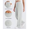 imageG4Free Wide Leg Pants for Women Yoga Pants with Pockets Stretchy Casual Lounge Pants Loose PetiteRegularTallLight Gray