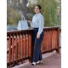 imageG4Free Wide Leg Pants for Women Yoga Pants with Pockets Stretchy Casual Lounge Pants Loose PetiteRegularTallNavy