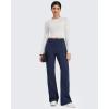 imageG4Free Wide Leg Pants for Women Yoga Pants with Pockets Stretchy Casual Lounge Pants Loose PetiteRegularTallNavy