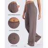 imageG4Free Wide Leg Pants for Women Yoga Pants with Pockets Stretchy Casual Lounge Pants Loose PetiteRegularTallTaupe