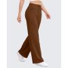 imageG4Free Wide Leg Yoga Pants with Pockets for Women Sweatpants Casual Drawstring Stretch Pants PetiteRegularTallDark Coffee