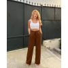 imageG4Free Wide Leg Yoga Pants with Pockets for Women Sweatpants Casual Drawstring Stretch Pants PetiteRegularTallDark Coffee