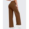 imageG4Free Wide Leg Yoga Pants with Pockets for Women Sweatpants Casual Drawstring Stretch Pants PetiteRegularTallDark Coffee