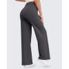 imageG4Free Wide Leg Yoga Pants with Pockets for Women Sweatpants Casual Drawstring Stretch Pants PetiteRegularTallDeep Grey