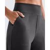 imageG4Free Womens Ankle Dress Yoga Pants with Pockets Stretchy Crop Business Casual Work Trousers PetiteRegularTallDark Gray