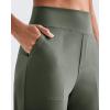 imageG4Free Womens Ankle Dress Yoga Pants with Pockets Stretchy Crop Business Casual Work Trousers PetiteRegularTallGray Sage