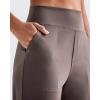 imageG4Free Womens Ankle Dress Yoga Pants with Pockets Stretchy Crop Business Casual Work Trousers PetiteRegularTallTaupe