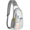 imageG4Free Clear Fanny pack Mesh Sling bag Transparent Bag With Adjustable Strap Purse For Travel Festivals Sports PartyGrey