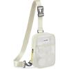 imageG4Free Clear Fanny pack Mesh Sling bag Transparent Bag With Adjustable Strap Purse For Travel Festivals Sports PartyIvory