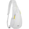 imageG4Free Clear Fanny pack Mesh Sling bag Transparent Bag With Adjustable Strap Purse For Travel Festivals Sports PartyWhite
