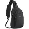 imageG4Free Crossbody Bag for Women Casual Sling Backpack Fashionable Shoulder Chest Fanny Packs BeigeBlack