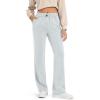 imageG4Free Smoofit Wide Leg Sweatpants Yoga Pants with Pockets Drawcord Casual Lounge Pants Modal Soft PetiteRegularTallLight Gray