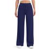 imageG4Free Wide Leg Yoga Pants with Pockets for Women Sweatpants Casual Drawstring Stretch Pants PetiteRegularTallRoyal Blue