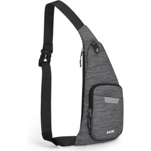 imageG4Free Sling Bag Waterproof Crossbody Bag for Men Women Lightweight Chest Shoulder Backpack for Business Travel HikingBlack