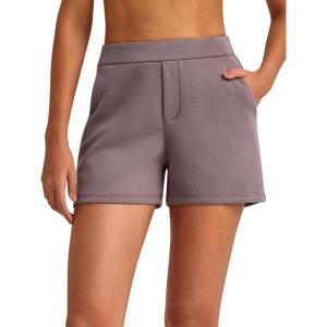 imageG4Free Smoofit Modal Soft Casual Shorts for Women 4quot High Waisted Sweat Shorts Summer Lounge Shorts with PocketsTaupe