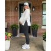 imageG4Free BareFeel Maternity Leggings with Pockets Over The Belly Stretchy Workout Yoga Pregnancy PantsDark Gray