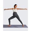 imageG4Free BareFeel Maternity Leggings with Pockets Over The Belly Stretchy Workout Yoga Pregnancy PantsDark Gray