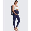 imageG4Free BareFeel Maternity Leggings with Pockets Over The Belly Stretchy Workout Yoga Pregnancy PantsRoyal Blue