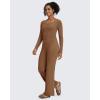 imageG4Free Barefeel Wide Leg Pants for Women High Waisted Loose Casual Dress Work Yoga Pants 29quot31quot33quotDark Coffee
