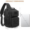 imageG4Free Tactical Backpack Military Sling Shoulder Bag Molle Pack for Every Day CarryBlackBlack