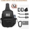 imageG4Free Tactical Backpack Military Sling Shoulder Bag Molle Pack for Every Day CarryBlackBlack