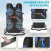 imageG4Free Hiking Backpack with Thickened Back Panel Packable 25L Lightweight Foldable Travel Daypack for Men WomenBlackBlue