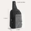 imageG4Free Sling Bag for Women Casual Quilted Puffer Crossbody Purse Lightweight Fanny Packs for Daily Travel WorkBlackBlack