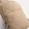 imageG4Free Sling Bag for Women Casual Quilted Puffer Crossbody Purse Lightweight Fanny Packs for Daily Travel WorkBlackKhaki