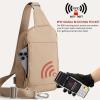 imageG4Free Sling Bag for Women Casual Quilted Puffer Crossbody Purse Lightweight Fanny Packs for Daily Travel WorkBlackKhaki