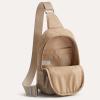 imageG4Free Sling Bag for Women Casual Quilted Puffer Crossbody Purse Lightweight Fanny Packs for Daily Travel WorkBlackKhaki