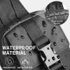 imageG4Free Waterproof Mini Crossbody Sling Bag Small Chest Fanny Pack for Men Lightweight Travel Sports Purse BlackBlack