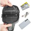 imageG4Free Waterproof Mini Crossbody Sling Bag Small Chest Fanny Pack for Men Lightweight Travel Sports Purse BlackGrey