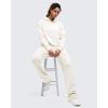 imageG4Free Smoofit Modal Soft Womens Fashion Hoodies Casual Pullover Long Sleeve Sweatshirts with Kangaroo PocketIvory