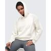 imageG4Free Smoofit Modal Soft Womens Fashion Hoodies Casual Pullover Long Sleeve Sweatshirts with Kangaroo PocketIvory