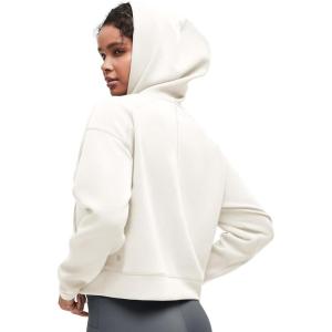 imageG4Free Smoofit Modal Soft Womens Fashion Hoodies Casual Pullover Long Sleeve Sweatshirts with Kangaroo PocketIvory