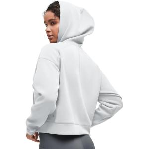 imageG4Free Smoofit Modal Soft Womens Fashion Hoodies Casual Pullover Long Sleeve Sweatshirts with Kangaroo PocketLight Gray