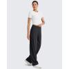 imageG4Free ShiftReady Wide Leg Business Casual Pants for Women High Waisted Loose Lounge Pant for Casual Work Dressy 27quot29quot31quotBlack