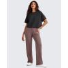 imageG4Free Smoofit Modal Soft Boxy Tee Shirts for Women Short Sleeve Drop Shoulder Crew Neck Basic Tops Casual LoungeBlack