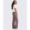 imageG4Free Smoofit Modal Soft Boxy Tee Shirts for Women Short Sleeve Drop Shoulder Crew Neck Basic Tops Casual LoungeIvory