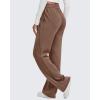 imageG4Free Smoofit Modal Soft Wide Leg Sweatpants for Women High Waisted Casual Lounge Travel Pants with PocketsDark Coffee