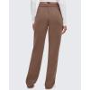 imageG4Free Smoofit Modal Soft Wide Leg Sweatpants for Women High Waisted Casual Lounge Travel Pants with PocketsDark Coffee