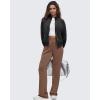 imageG4Free Smoofit Modal Soft Wide Leg Sweatpants for Women High Waisted Casual Lounge Travel Pants with PocketsDark Coffee
