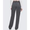 imageG4Free Smoofit Modal Soft Wide Leg Sweatpants for Women High Waisted Casual Lounge Travel Pants with PocketsDark Grey