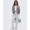 imageG4Free Smoofit Modal Soft Wide Leg Sweatpants for Women High Waisted Casual Lounge Travel Pants with PocketsLight Grey